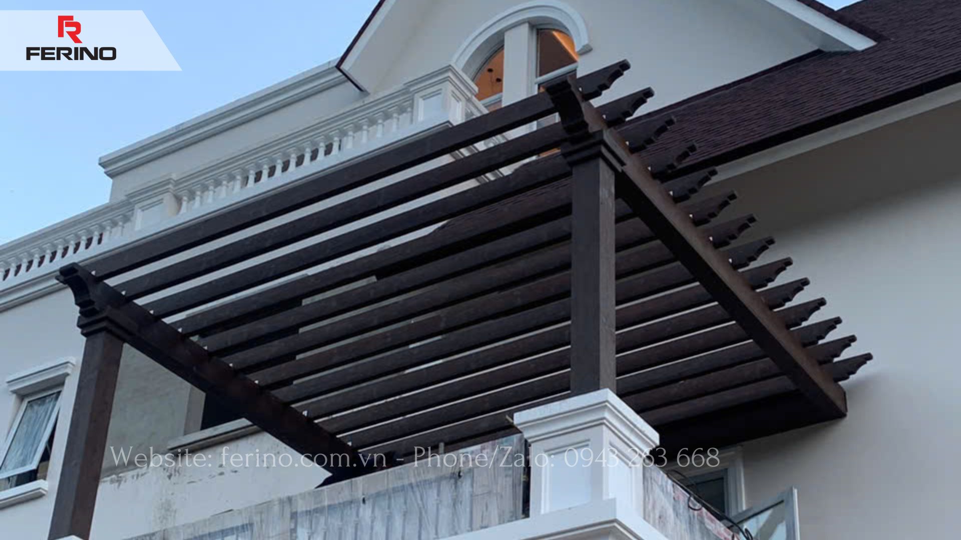 01 pergola go bien tinh villa